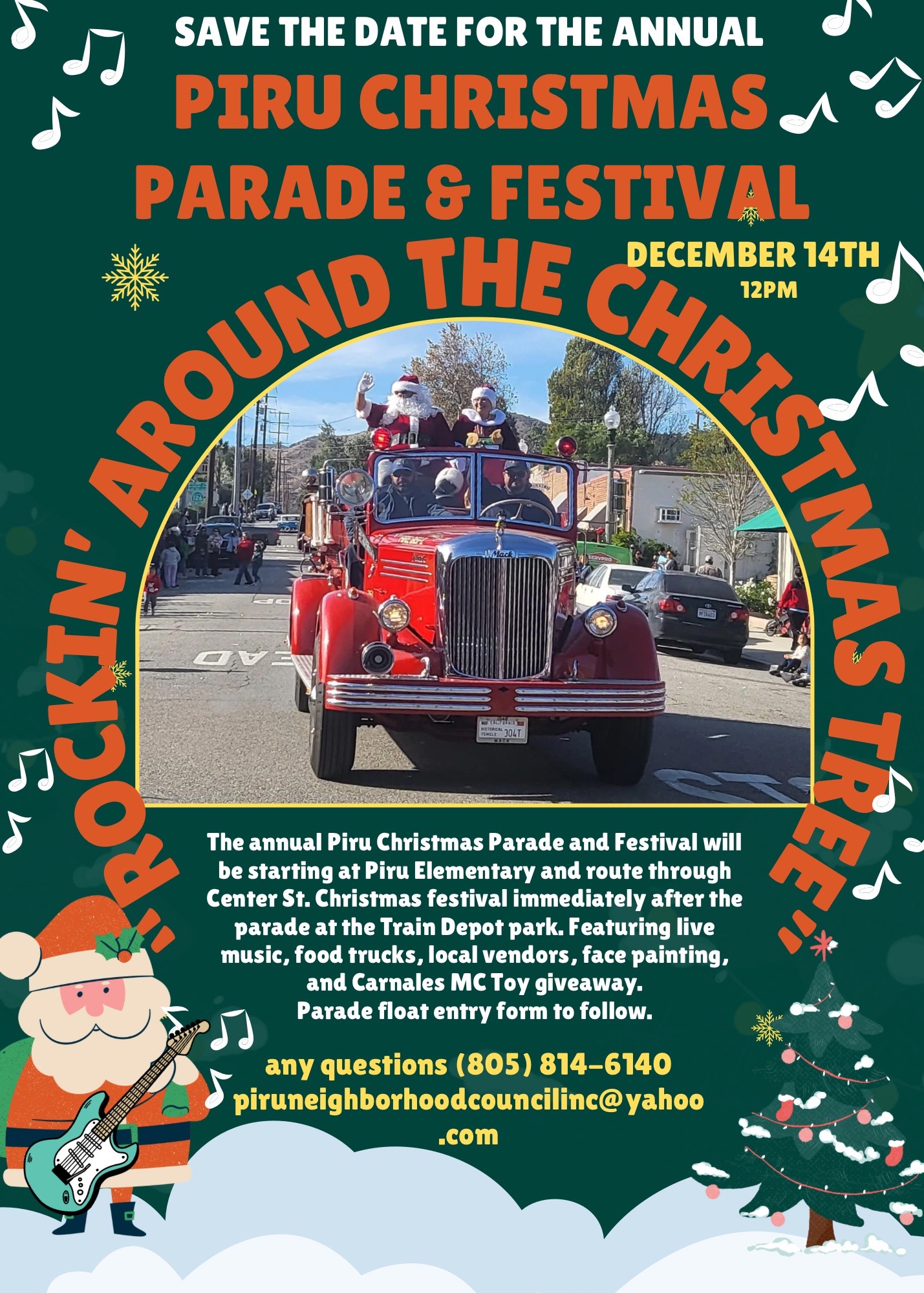 Piru Christmas Parade & Festival - Piru Neighborhood Council